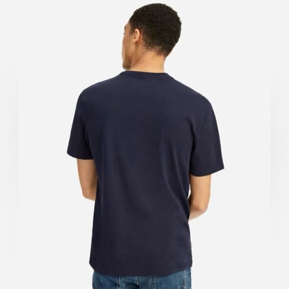 Everlane, Men's The Organic Cotton Crew T-Shirt -Deep Navy. Size: XS. NWT (1596) - Picture 9 of 11